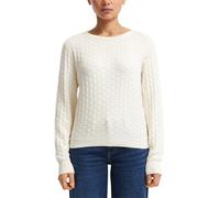 s.Oliver -qs Pullover Offwhite Talla: L | Jerséis de Punto Outlet | Mujer | Blanco