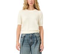 s.Oliver -qs Pullover Shortsleeve Offwhite Talla: XS | Sudaderas con Capucha Outlet | Mujer | Blanco