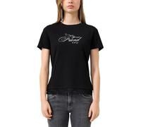 s.Oliver -qs T-shirts Black Talla: S | Camisetas de Seda Outlet | Mujer | Negro
