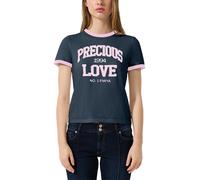 s.Oliver -qs T-shirts Marine Talla: L | Camisetas de Seda Outlet | Mujer