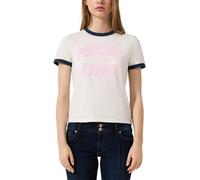 s.Oliver -qs T-shirts Offwhite Talla: XL | Camisetas de Seda Outlet | Mujer | Blanco