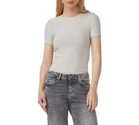 s.Oliver -qs T-shirts White Silver Talla: XS | Camisetas de Seda Outlet | Mujer | Gris