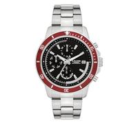 s.Oliver Reloj de hombre - Redondo - Plata - 42 mm - Reloj de metal con movimiento de cuarzo en la correa de acero inoxidable con cierre desplegable - Reloj analógico - Resistente a los arañazos 5 ATM