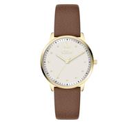 s.Oliver Reloj de Mujer - Redondo - Oro - 16 mm - Elegante Reloj de Mujer de Metal con Mecanismo de Cuarzo - Resistente al Agua 3 ATM - Resistente a los arañazos