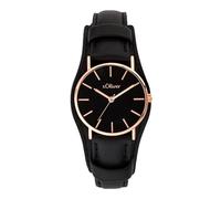 s.Oliver Reloj de Mujer - Redondo - Oro - 30 mm - Elegante Reloj de Mujer de Metal con Mecanismo de Cuarzo - Resistente al Agua 3 ATM - Resistente a los arañazos