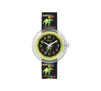 s.Oliver Reloj de Pulsera Niños Reloj de Cuarzo analógico, con Correa de Nylon, Multicolor, Resistente al Agua, Viene en Caja de Regalo, 2037723