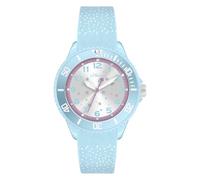 s.Oliver Reloj Infantil Redondo, Azul, 38 mm, de plástico con Mecanismo de Cuarzo en la Correa de Silicona con Hebilla, Reloj analógico de Pulsera, Resistente al Agua 5 ATM, Resistente a los arañazos