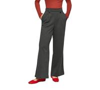 s. Oliver S.oliver-qs Pants Grey/black Talla: W36L32 | Pantalones de campana Outlet | Mujer | Gris