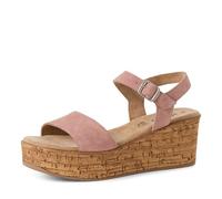 s.Oliver Sandalia de cuña para mujer 5-28313-44, Rosa, 40 EU