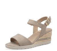s.Oliver Sandalias de cuña para mujer Verano, gris, 41 EU