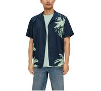 s. Oliver Shirts Marine-blue Talla: M | Camisas Casuales Outlet | Hombre | Azul