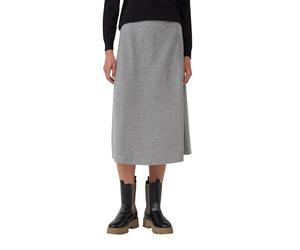 s.Oliver Skirts Grey/black Talla: 42 | Faldas Midi Outlet | Mujer | Gris