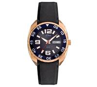 s.Oliver SO-1911-PQ - Reloj analógico de Cuarzo para Hombre con Correa de Caucho, Color Negro