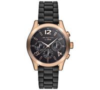 s.Oliver SO-2647-PM - Reloj analógico de Cuarzo para Mujer, Correa de Silicona Color Negro