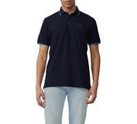 s.Oliver Sportives Piqué-Poloshirt mit Kontrast-Details Polo Deportivo, Azul Intenso, XXL Hombres