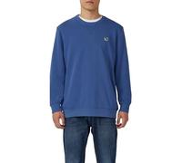 s.Oliver Sudadera de Mezcla de algodón con Cuello Redondo, Azul Real, M