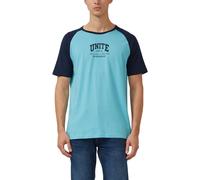 s.Oliver T-shirts Blue Aqua Talla: 3XL | Camisetas con Decoración Impresa Outlet | Hombre | Azul