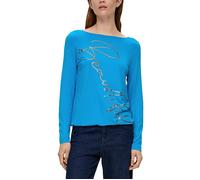 s.Oliver T-shirts Blue Talla: 42 | Manga Larga Outlet | Mujer | Azul