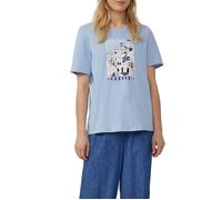 s. Oliver T-shirts Blue Talla: 44 | Camisetas Outlet | Mujer | Azul