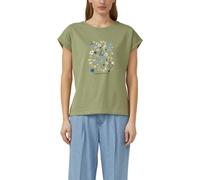 s.Oliver T-shirts Dark Green Talla: 42 | Camisetas de Seda Outlet | Mujer | Verde