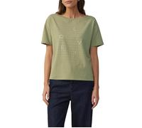 s.Oliver BLACK LABEL Camiseta verde / plata XS-S verde / plata