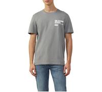 s.Oliver Camiseta azul claro / gris / rojo / offwhite, Talla M
