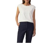 s.Oliver T-shirts Off-white Talla: 46 | Camisetas de Tirantes Outlet | Mujer | Blanco