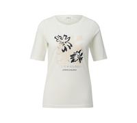 s.Oliver T-shirts Offwhite Talla: 34 | Camisetas de Seda Outlet | Mujer | Blanco