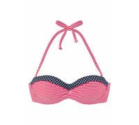 s.Oliver Top de bikini 'Avni' azul oscuro / rojo / blanco 70xC azul oscuro / rojo / blanco