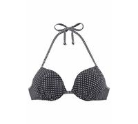 s.Oliver Top de bikini 'Avni' negro / blanco 70xA negro / blanco