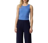 s.Oliver Top elástico Acanalado, Azul Real, 42