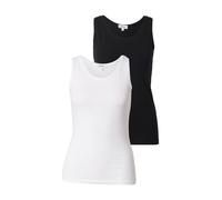 s.Oliver Top negro / blanco L negro / blanco