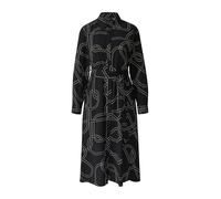 s.Oliver Vestido camisero crema / negro 42 crema / negro