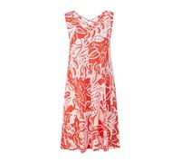 s.Oliver Vestido Corto de Mujer, Naranja|Blanco 25a0, 38