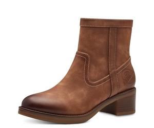 s.Oliver Women's Flat Boot 5-25306-43, Botas Cortas al Tobillo Mujer, coñac, 38 EU