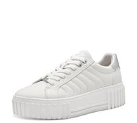 s.Oliver Zapatillas Bajas para Mujer 5-23601-41, Plataforma, Blanco, 41 EU
