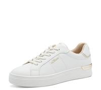 s.Oliver Zapatillas Bajas para Mujer 5-23603-43, Color Blanco, Talla 42 EU, Blanco, 42 EU
