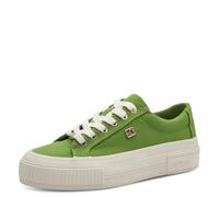 s.Oliver Zapatillas Bajas para Mujer 5-23625-44, Color Verde, 37 EU, Verde, 37 EU