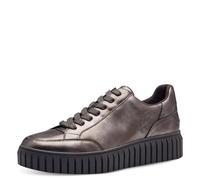 s.Oliver Zapatillas Bajas para Mujer 5-23645-41, Plataforma, Metal Oscuro, 41 EU