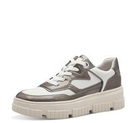 s.Oliver Zapatillas de Mujer con Plataforma Baja, Veganas, Color Gris., 36 EU
