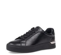 s.Oliver Zapatillas Planas con Cordones para Mujer, Peine Negro, 40 EU