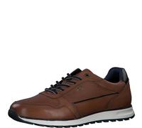 s.Oliver Zapatillas Planas de Piel cómodas para Hombre, coñac, 46 EU