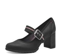 s.Oliver Zapatos de Mujer con Correa 5-22413-43, Bomba, Negro, 37 EU