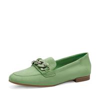 s.Oliver Zapatos De Mujer De Cuero Slip-On Loafer Con Cadena 5-24206-42