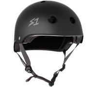 S-ONE - Casco Lifer Black Matte Bright Grey Straps M