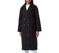 S ONLWEMBLEY L/S OVSIZE Coat TLR Noos, Abrigo Mujer, Black, 38