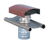 S&P CT-125 TEJA rojo teja - Paso de tejado universal, rojo teja - 5209168500