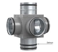 S&P RSG-125/80 LR - Carcasa de protección contra humos, 2 derivaciones - 8209577001