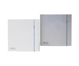 S&P SILENT-300 PLUS DISEÑO PLATA CHZ - Ventilador para espacios pequeños, con detector de humedad y temporizador - 5210623200