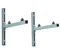 S&P WKS-640 - Juego de consolas de pared, galvanizado, 2 unidades - L012133301